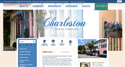 Desktop Screenshot of charleston-sc.gov