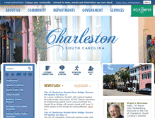 Tablet Screenshot of charleston-sc.gov